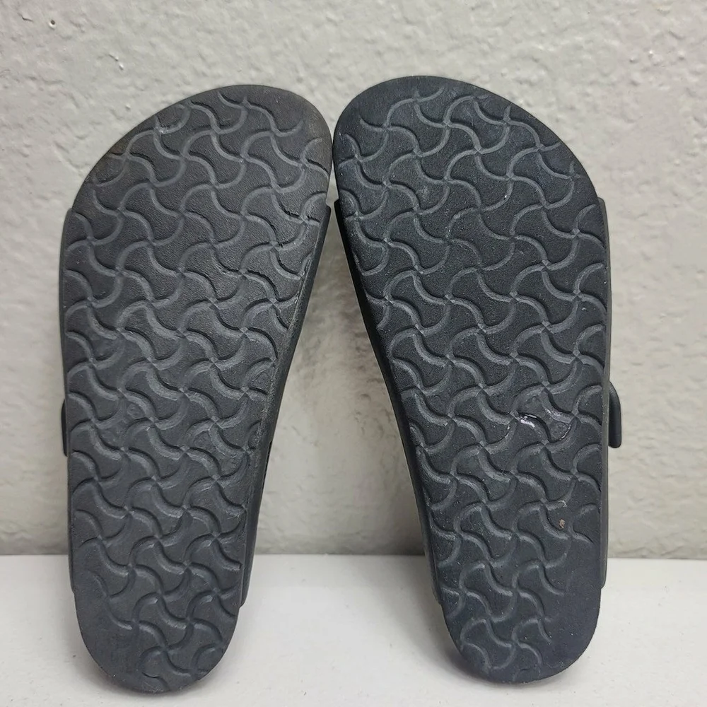 Birkenstock Sandals Kids Size 29 Arizona EVA Casual Slide Black Rubber